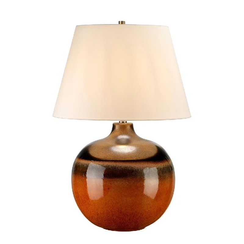 Smart Floor Lamp with Voice Control and Bluetooth ConnectivitySmart Floor Lamp with Voice Control and Bluetooth ConnectivityElstead Colorado Burnt Orange & Brown Large Ceramic Table Lamp