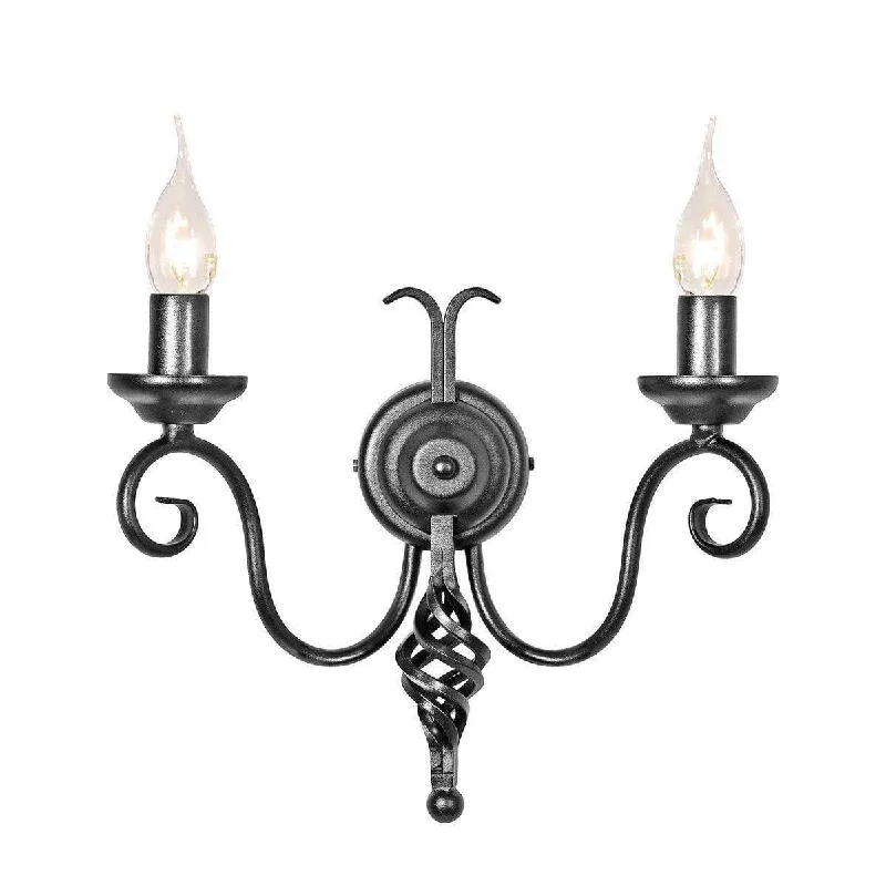Smart Floor Lamp with Voice Control and Bluetooth ConnectivitySmart Floor Lamp with Voice Control and Bluetooth ConnectivityElstead Harlech Black 2 Light Wall Light