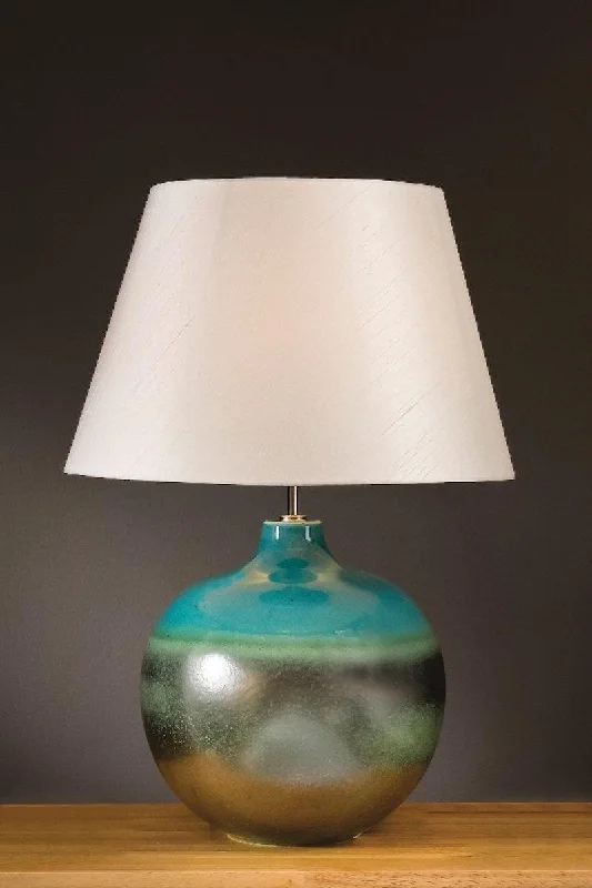 Metal Floor Lamp with a Matte Black Finish for a Sleek LookMetal Floor Lamp with a Matte Black Finish for a Sleek LookElstead Lighting Large Laguna Large Ceramic Table Lamp