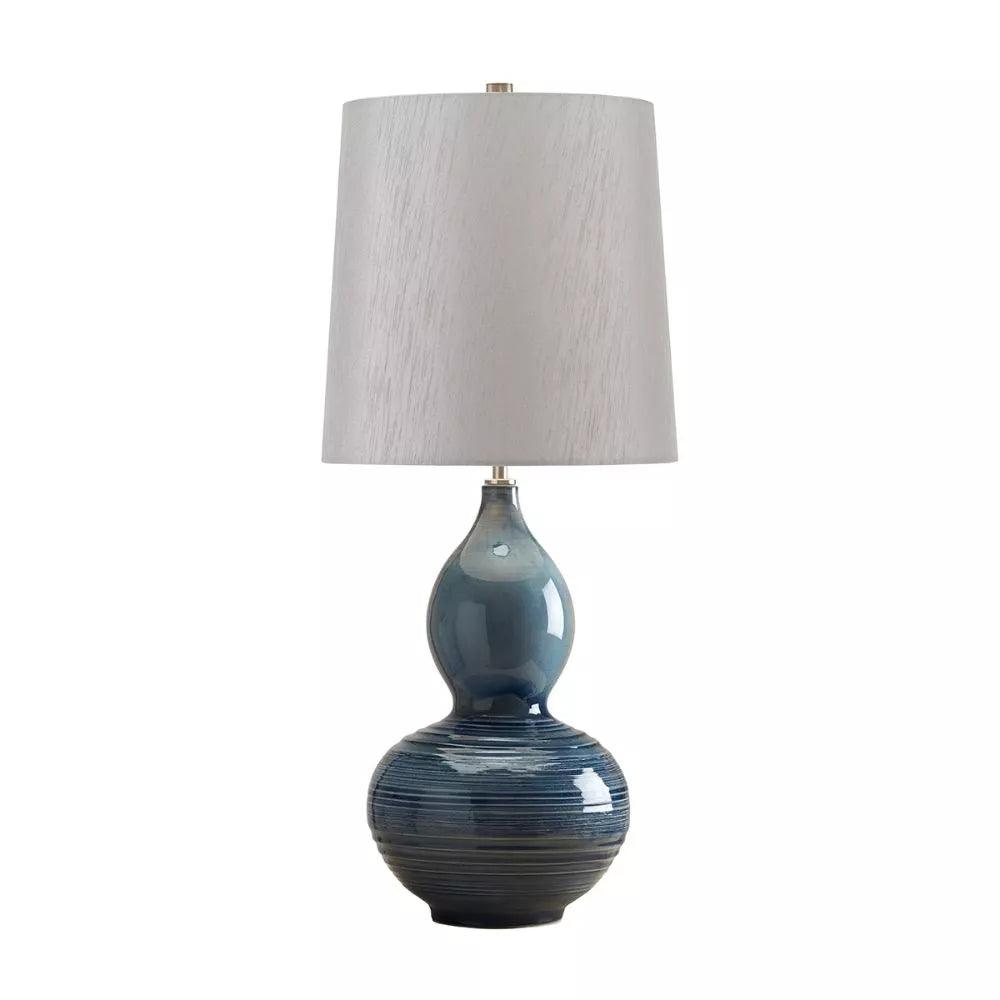 Industrial Style Floor Lamp with Exposed Bulbs for Loft ApartmentsIndustrial Style Floor Lamp with Exposed Bulbs for Loft ApartmentsElstead Lapis Blue Gourd Ceramic Table Lamp