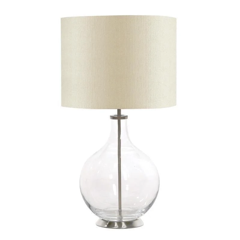 Metal Floor Lamp with a Matte Black Finish for a Sleek LookMetal Floor Lamp with a Matte Black Finish for a Sleek LookElstead Orb Clear Table Lamp