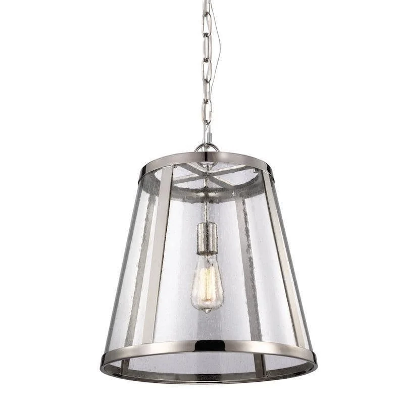 Rustic Farmhouse Style Floor Lamp for Cozy BedroomsRustic Farmhouse Style Floor Lamp for Cozy BedroomsFeiss Harrow Medium Ceiling Lantern 1 Light Nickel