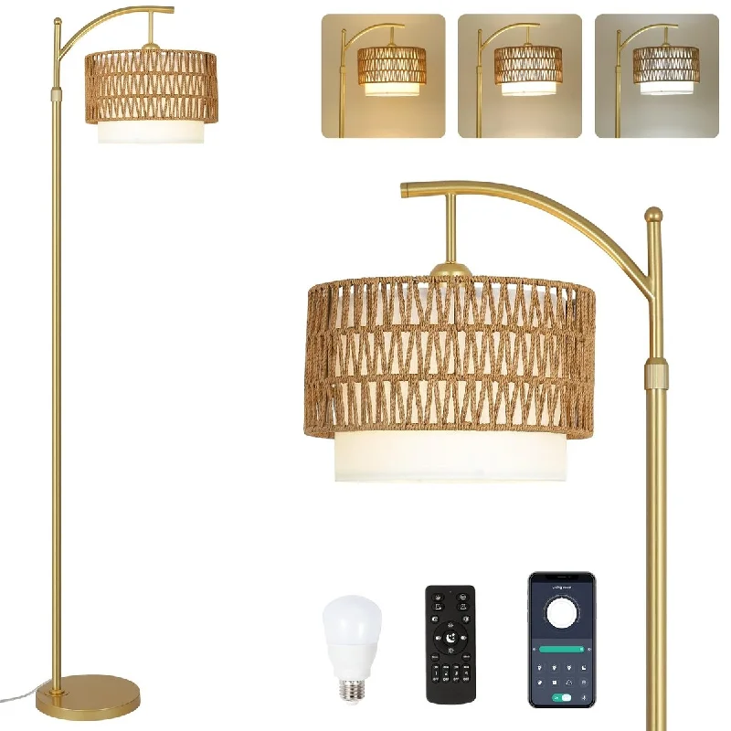 Smart Floor Lamp with Voice Control and Bluetooth ConnectivitySmart Floor Lamp with Voice Control and Bluetooth ConnectivityFloor Lamps with Remote & Dimmable LED Bulb, Modern Arc Floor Lamp with 3 Color Temperatures, Boho Standing Lamp with Rattan Smart Floor Lamp with Voice Control and Bluetooth ConnectivitySmart Floor Lamp with Voice Control and Bluetooth ConnectivityFloor Lamps with Remote & Dimmable LED Bulb, Modern Arc Floor Lamp with 3 Color Temperatures, Boho Standing Lamp with Rattan