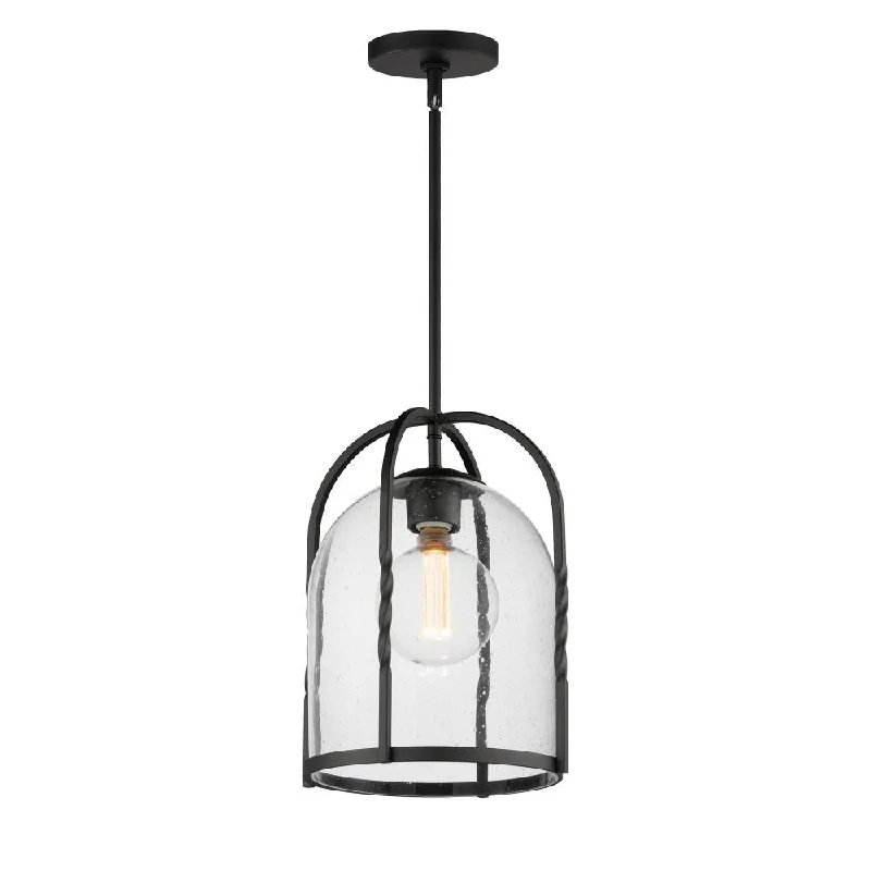 Gothic Ceiling Lights with Dark Metalwork and Pointed ArchesGothic Ceiling Lights with Dark Metalwork and Pointed ArchesFoundry-Outdoor Pendant