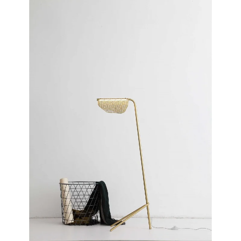 Adjustable Height Floor Lamp for Versatile Lighting NeedsAdjustable Height Floor Lamp for Versatile Lighting NeedsHomeRoots 48" Gold Contemporary Geo Floor Lamp - 19