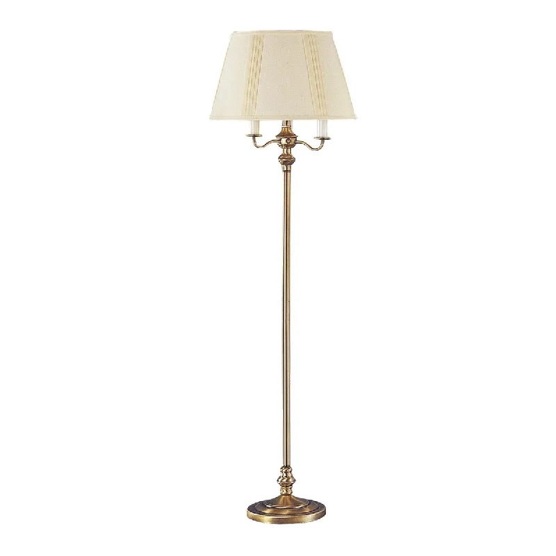 Bohemian Inspired Floor Lamp for Eclectic Home DecorBohemian Inspired Floor Lamp for Eclectic Home DecorHomeRoots 60" Bronze Four Light Traditional Shaped Floor Lamp With Beige Square Shade - 18