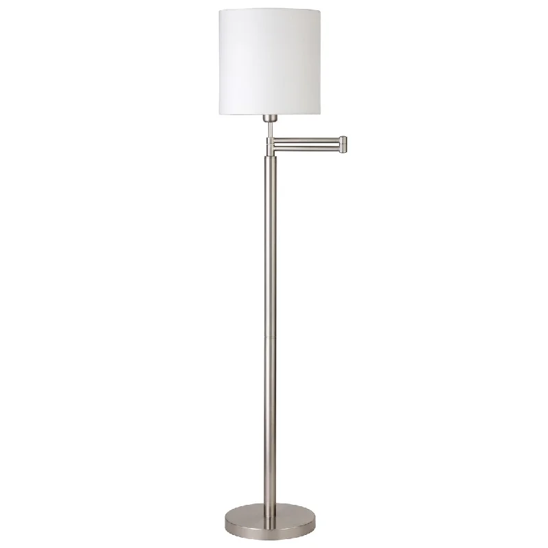 Smart Floor Lamp with Voice Control and Bluetooth ConnectivitySmart Floor Lamp with Voice Control and Bluetooth ConnectivityHomeRoots 62" Nickel Swing Arm Floor Lamp With White Frosted Glass Drum Shade - 23 Smart Floor Lamp with Voice Control and Bluetooth ConnectivitySmart Floor Lamp with Voice Control and Bluetooth ConnectivityHomeRoots 62" Nickel Swing Arm Floor Lamp With White Frosted Glass Drum Shade - 23