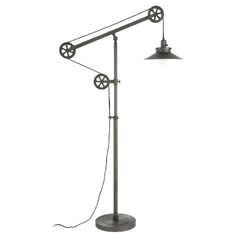 Modern Minimalist Floor Lamp for Contemporary Living RoomsModern Minimalist Floor Lamp for Contemporary Living RoomsHomeRoots 63" Steel Reading Floor Lamp With Silver Cone Shade - 40