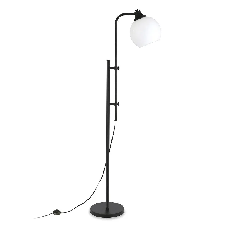 Smart Floor Lamp with Voice Control and Bluetooth ConnectivitySmart Floor Lamp with Voice Control and Bluetooth ConnectivityHomeRoots 68" Black Adjustable Reading Floor Lamp With White Frosted Glass Globe Shade - 18 Smart Floor Lamp with Voice Control and Bluetooth ConnectivitySmart Floor Lamp with Voice Control and Bluetooth ConnectivityHomeRoots 68" Black Adjustable Reading Floor Lamp With White Frosted Glass Globe Shade - 18