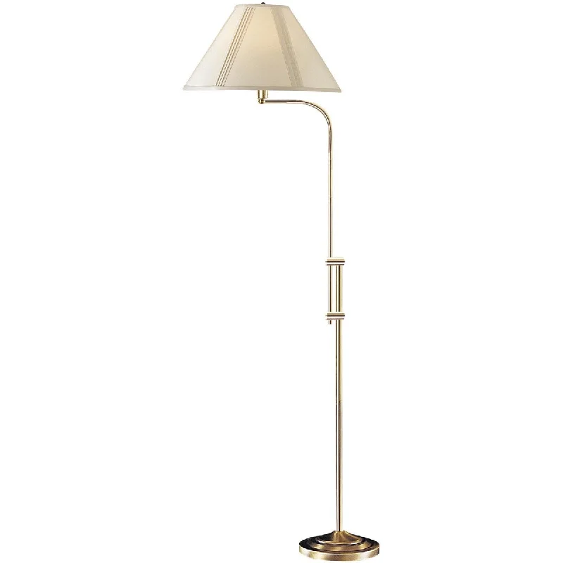  Way Switch Floor Lamp for Multiple Light Intensity Levels Way Switch Floor Lamp for Multiple Light Intensity LevelsHomeRoots 68" Bronze Adjustable Traditional Shaped Floor Lamp With Beige Empire Shade - 21.75