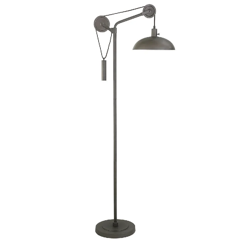 Fabric Floor Lamp with a Linen Shade for a Relaxed AestheticFabric Floor Lamp with a Linen Shade for a Relaxed AestheticHomeRoots 72" Steel Reading Floor Lamp With Silver Dome Shade - 25