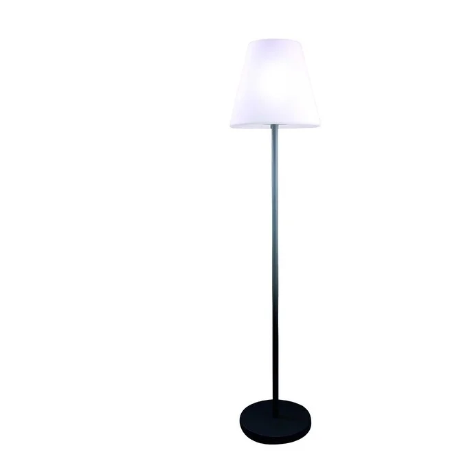 Marble Base Floor Lamp for a Touch of LuxuryMarble Base Floor Lamp for a Touch of LuxuryHomeRoots60" Traditional And Trendy Black Metal Floor Lamp With White Shade - 12