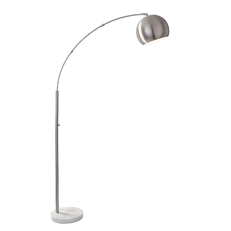 Victorian Style Floor Lamp for Traditional and Elegant InteriorsVictorian Style Floor Lamp for Traditional and Elegant InteriorsHomeRoots78" Steel Arc Floor Lamp With Silver Solid Color Bowl Shade - 12.5 Victorian Style Floor Lamp for Traditional and Elegant InteriorsVictorian Style Floor Lamp for Traditional and Elegant InteriorsHomeRoots78" Steel Arc Floor Lamp With Silver Solid Color Bowl Shade - 12.5