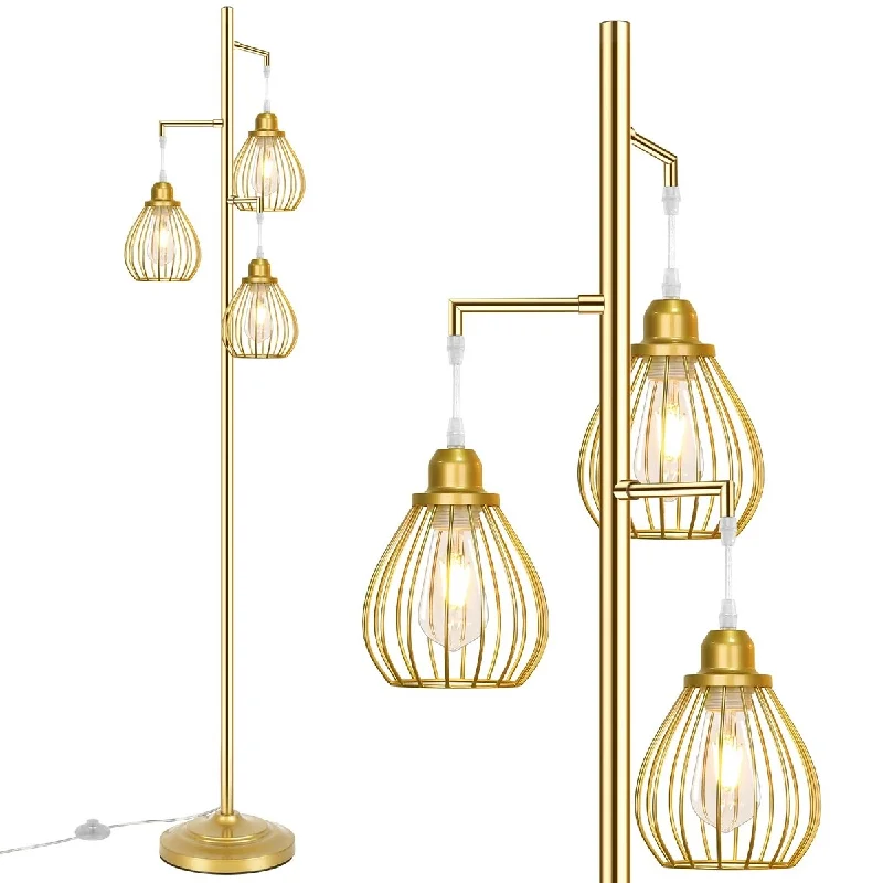 Victorian Style Floor Lamp for Traditional and Elegant InteriorsVictorian Style Floor Lamp for Traditional and Elegant InteriorsIndustrial Floor Lamp for Living Room, Golden Farmhouse Floor Lamp with 3 Elegant Teardrop Cage Heads & ST58 Edison LED Bulbs Victorian Style Floor Lamp for Traditional and Elegant InteriorsVictorian Style Floor Lamp for Traditional and Elegant InteriorsIndustrial Floor Lamp for Living Room, Golden Farmhouse Floor Lamp with 3 Elegant Teardrop Cage Heads & ST58 Edison LED Bulbs