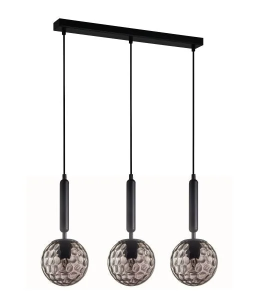 Modern Minimalist Ceiling Lights for Contemporary InteriorsModern Minimalist Ceiling Lights for Contemporary InteriorsInterior Black Smoke Spherical Glass Shape 3 Light Island Pendant - TRATTINO2X3S Modern Minimalist Ceiling Lights for Contemporary InteriorsModern Minimalist Ceiling Lights for Contemporary InteriorsInterior Black Smoke Spherical Glass Shape 3 Light Island Pendant - TRATTINO2X3S