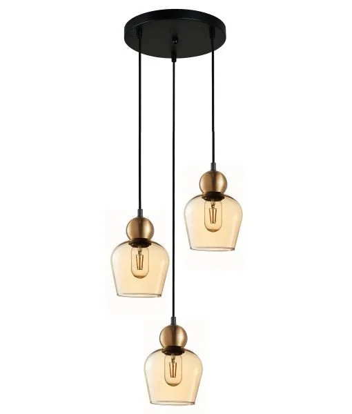 Glass Ceiling Lights with Frosted, Colored, or Etched GlassGlass Ceiling Lights with Frosted, Colored, or Etched GlassInterior Bronze Amber Ellipse Glass Shape 3 Light Cluster Pendant - CHAMPAN1X3R Glass Ceiling Lights with Frosted, Colored, or Etched GlassGlass Ceiling Lights with Frosted, Colored, or Etched GlassInterior Bronze Amber Ellipse Glass Shape 3 Light Cluster Pendant - CHAMPAN1X3R