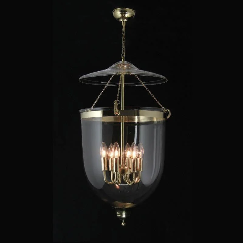Glass Floor Lamp with Frosted Shades for Soft Diffused LightGlass Floor Lamp with Frosted Shades for Soft Diffused LightPolished Brass Georgian Ceiling Lantern 6 Light GEO432
