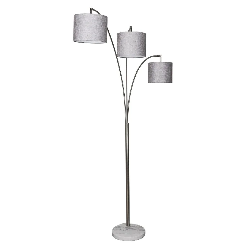 Marble Base Floor Lamp for a Touch of LuxuryMarble Base Floor Lamp for a Touch of LuxuryLux Lighting 80" Modern 3 Lamp Shade, Silver Tree Floor Lamp with Marble Base - 3-Way switch Marble Base Floor Lamp for a Touch of LuxuryMarble Base Floor Lamp for a Touch of LuxuryLux Lighting 80" Modern 3 Lamp Shade, Silver Tree Floor Lamp with Marble Base - 3-Way switch