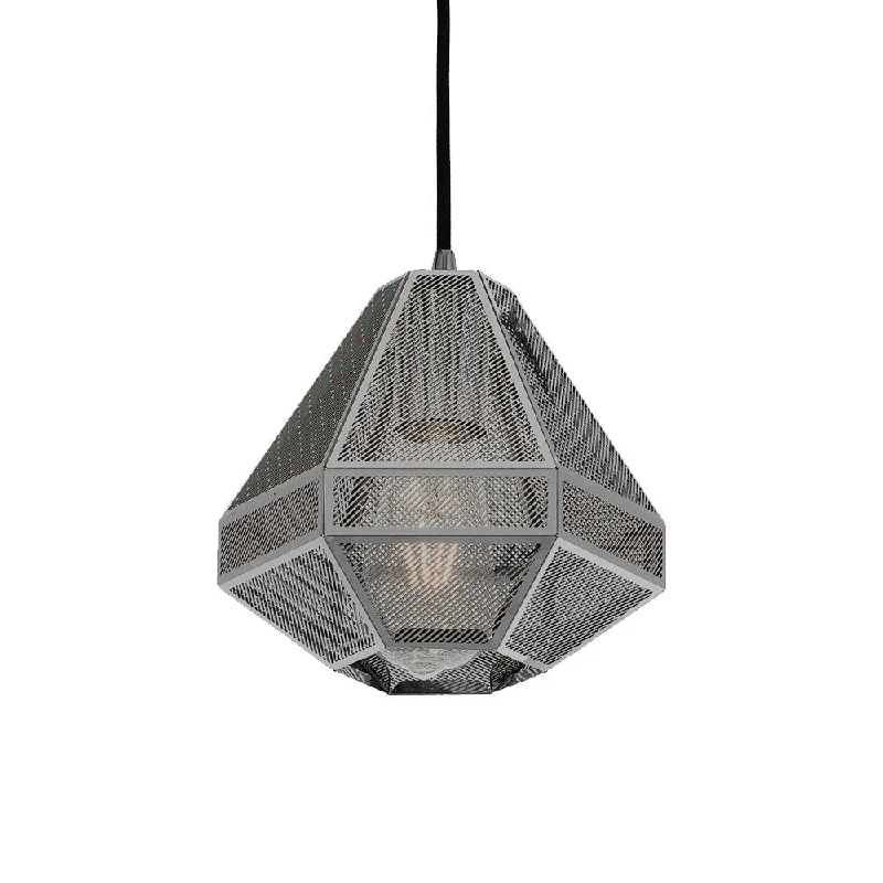 Art Deco Ceiling Lights with Geometric Patterns and Metallic FinishesArt Deco Ceiling Lights with Geometric Patterns and Metallic FinishesMagnus 20 1 Light Gunmetal Mesh Pendant