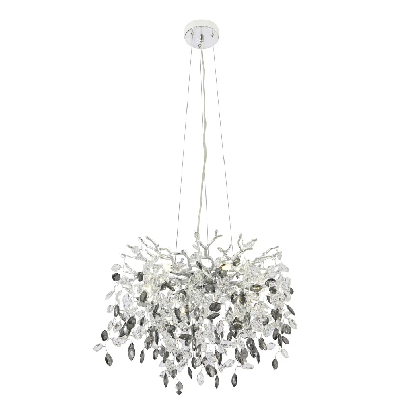 Tropical - Themed Ceiling Lights with Palm - Leaf Shapes and Rattan WrapsTropical - Themed Ceiling Lights with Palm - Leaf Shapes and Rattan WrapsMolena 6 Light Round Chrome with Clear and Smoke Crystal Pendant Tropical - Themed Ceiling Lights with Palm - Leaf Shapes and Rattan WrapsTropical - Themed Ceiling Lights with Palm - Leaf Shapes and Rattan WrapsMolena 6 Light Round Chrome with Clear and Smoke Crystal Pendant