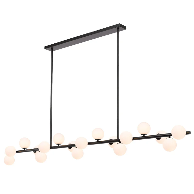 Crystal Ceiling Lights with High - Quality Swarovski CrystalsCrystal Ceiling Lights with High - Quality Swarovski CrystalsMoran 18 Light Black and Opal Glass Modern Retro Pendant Crystal Ceiling Lights with High - Quality Swarovski CrystalsCrystal Ceiling Lights with High - Quality Swarovski CrystalsMoran 18 Light Black and Opal Glass Modern Retro Pendant