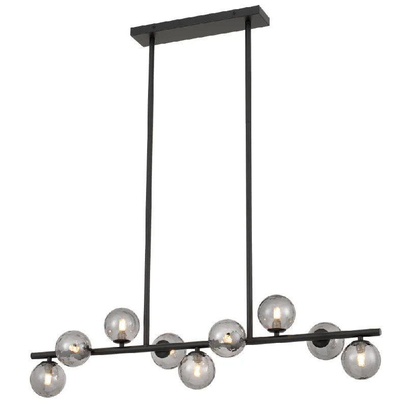 Japanese - Inspired Ceiling Lights with Shoji - Screen - like DiffusersJapanese - Inspired Ceiling Lights with Shoji - Screen - like DiffusersMoran 9 Light Black and Smoke Glass Modern Retro Pendant Japanese - Inspired Ceiling Lights with Shoji - Screen - like DiffusersJapanese - Inspired Ceiling Lights with Shoji - Screen - like DiffusersMoran 9 Light Black and Smoke Glass Modern Retro Pendant