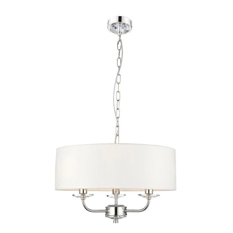Bohemian Inspired Floor Lamp for Eclectic Home DecorBohemian Inspired Floor Lamp for Eclectic Home DecorEndon Nixon 3 Light Nickel & Crystal Glass Ceiling Pendant