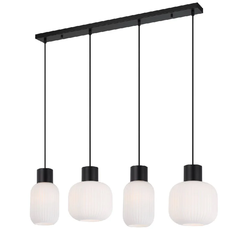 Scandinavian Style Ceiling Lights with Light Wood AccentsScandinavian Style Ceiling Lights with Light Wood AccentsNori 4 Light Bar Black with Opal Glass Modern Pendant Scandinavian Style Ceiling Lights with Light Wood AccentsScandinavian Style Ceiling Lights with Light Wood AccentsNori 4 Light Bar Black with Opal Glass Modern Pendant