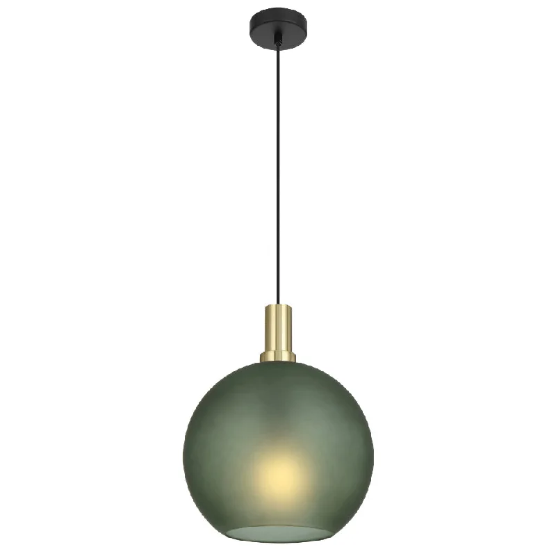 Art Nouveau Ceiling Lights with Organic, Flowing ShapesArt Nouveau Ceiling Lights with Organic, Flowing ShapesPatino 30cm Gold and Black with Green Glass Modern Pendant