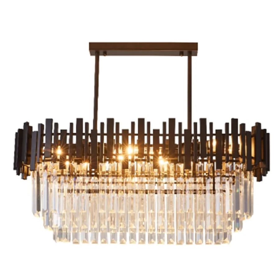 Metal Ceiling Lights in Brass, Copper, Stainless Steel, and IronMetal Ceiling Lights in Brass, Copper, Stainless Steel, and IronQL9018 800mm Black 8-Light Oval Crystal Traditional Pendant Fixture Metal Ceiling Lights in Brass, Copper, Stainless Steel, and IronMetal Ceiling Lights in Brass, Copper, Stainless Steel, and IronQL9018 800mm Black 8-Light Oval Crystal Traditional Pendant Fixture