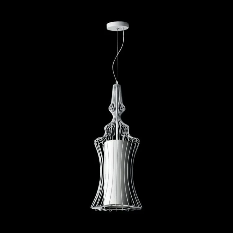 Tropical - Themed Ceiling Lights with Palm - Leaf Shapes and Rattan WrapsTropical - Themed Ceiling Lights with Palm - Leaf Shapes and Rattan WrapsRafael Wire Pendant Light