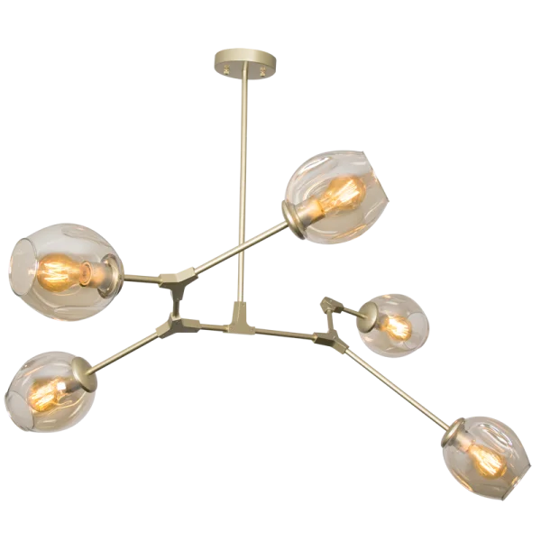 Rustic Ceiling Lights with Reclaimed Wood and Distressed FinishesRustic Ceiling Lights with Reclaimed Wood and Distressed FinishesRatanda 5 Light Gold Pendant