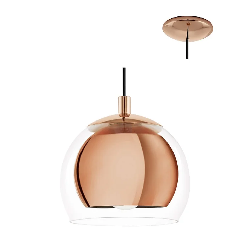Metal Ceiling Lights in Brass, Copper, Stainless Steel, and IronMetal Ceiling Lights in Brass, Copper, Stainless Steel, and IronRocamar Pendant 1 light Copper