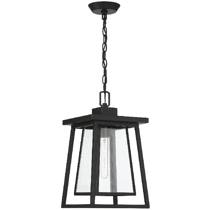 Tropical - Themed Ceiling Lights with Palm - Leaf Shapes and Rattan WrapsTropical - Themed Ceiling Lights with Palm - Leaf Shapes and Rattan WrapsDenver 1-Light Outdoor Hanging Lantern