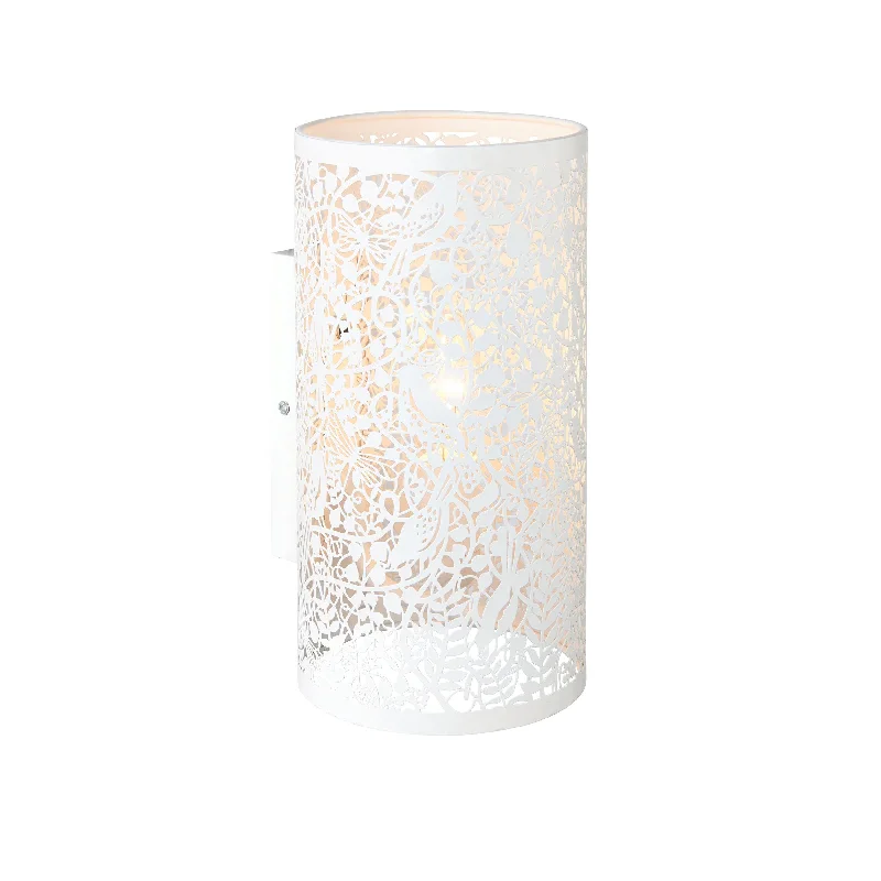Glass Floor Lamp with Frosted Shades for Soft Diffused LightGlass Floor Lamp with Frosted Shades for Soft Diffused LightEndon Secret Garden Matt Ivory Wall Light