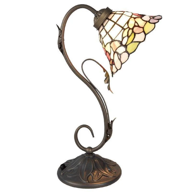 Adjustable Height Floor Lamp for Versatile Lighting NeedsAdjustable Height Floor Lamp for Versatile Lighting NeedsSiegfried Tiffany Bedside Lamp - Tiffany Lighting Direct