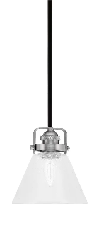Chinese - Style Ceiling Lights with Red Lantern - Inspired DesignsChinese - Style Ceiling Lights with Red Lantern - Inspired DesignsToltec Easton 1941-MBBN-302 Pendant Light - Matte Black & Brushed Nickel