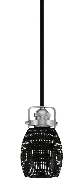 Victorian - Inspired Ceiling Lights with Ornate Crystal ChandeliersVictorian - Inspired Ceiling Lights with Ornate Crystal ChandeliersToltec Easton 1941-MBBN-4029 Pendant Light - Matte Black & Brushed Nickel