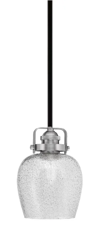 Victorian - Inspired Ceiling Lights with Ornate Crystal ChandeliersVictorian - Inspired Ceiling Lights with Ornate Crystal ChandeliersToltec Easton 1941-MBBN-4812 Pendant Light - Matte Black & Brushed Nickel