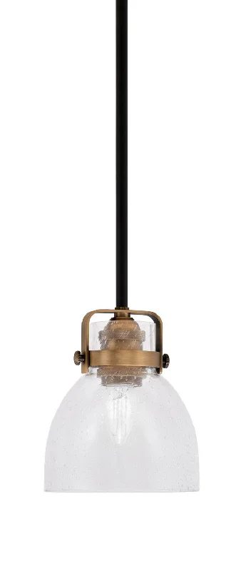 Mid - Century Modern Ceiling Lights with Simple, Sleek LinesMid - Century Modern Ceiling Lights with Simple, Sleek LinesToltec Easton 1941-MBBR-4110 Pendant Light - Matte Black & Brass