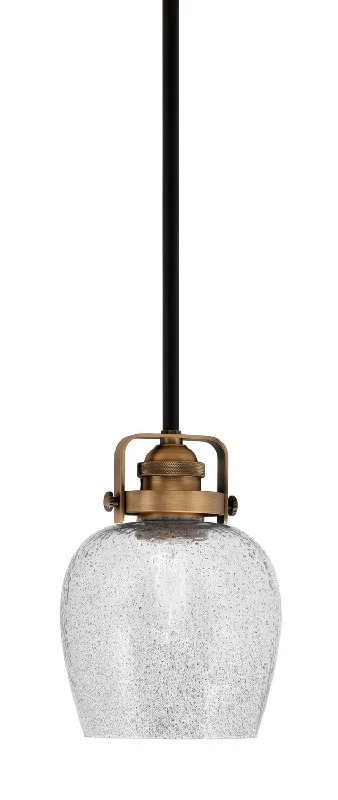 Moroccan Ceiling Lights with Colorful Stained Glass and Geometric CarvingsMoroccan Ceiling Lights with Colorful Stained Glass and Geometric CarvingsToltec Easton 1941-MBBR-4812 Pendant Light - Matte Black & Brass