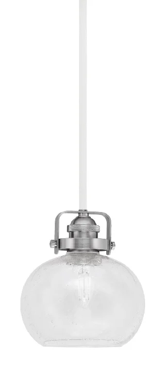 Retro Ceiling Lights Inspired by the 1950s and 1960s DesignRetro Ceiling Lights Inspired by the 1950s and 1960s DesignToltec Easton 1941-WHBN-202 Pendant Light - White & Brushed Nickel