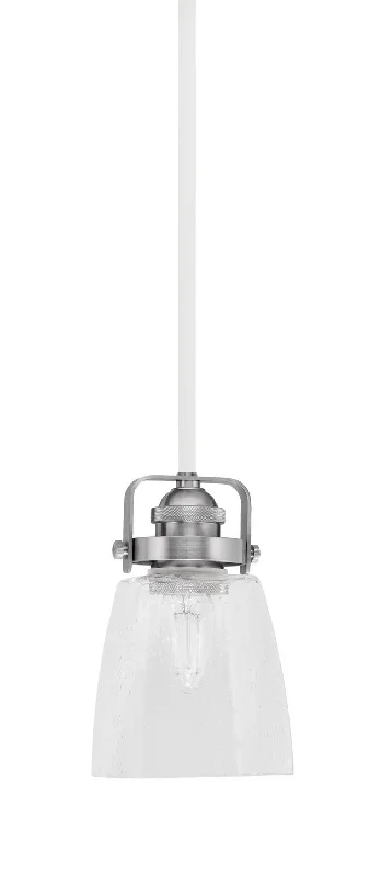 Mediterranean - Style Ceiling Lights with Terra - Cotta and Ceramic DetailsMediterranean - Style Ceiling Lights with Terra - Cotta and Ceramic DetailsToltec Easton 1941-WHBN-461 Pendant Light - White & Brushed Nickel