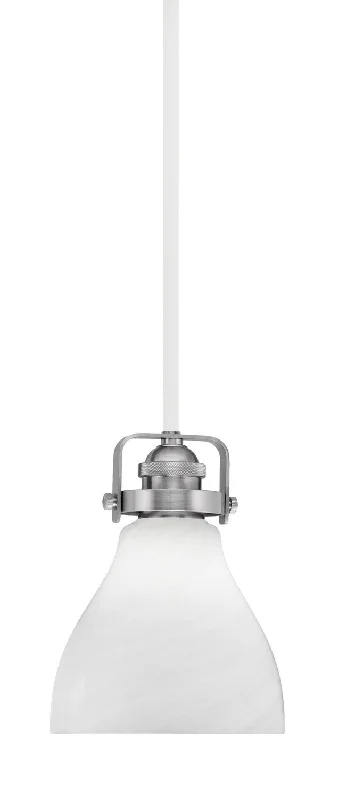 Modern Minimalist Ceiling Lights for Contemporary InteriorsModern Minimalist Ceiling Lights for Contemporary InteriorsToltec Easton 1941-WHBN-4761 Pendant Light - White & Brushed Nickel