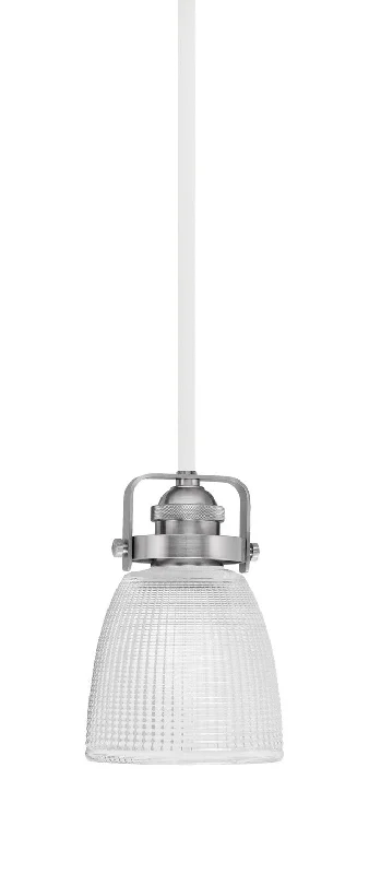 African - Inspired Ceiling Lights with Tribal Patterns and Natural MaterialsAfrican - Inspired Ceiling Lights with Tribal Patterns and Natural MaterialsToltec Easton 1941-WHBN-500 Pendant Light - White & Brushed Nickel