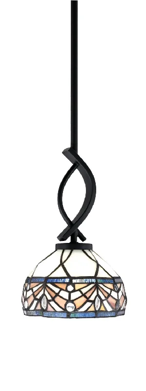 Art Nouveau Ceiling Lights with Organic, Flowing ShapesArt Nouveau Ceiling Lights with Organic, Flowing ShapesToltec Cavella 3901-MB-9485 Pendant Light - Matte Black Art Nouveau Ceiling Lights with Organic, Flowing ShapesArt Nouveau Ceiling Lights with Organic, Flowing ShapesToltec Cavella 3901-MB-9485 Pendant Light - Matte Black