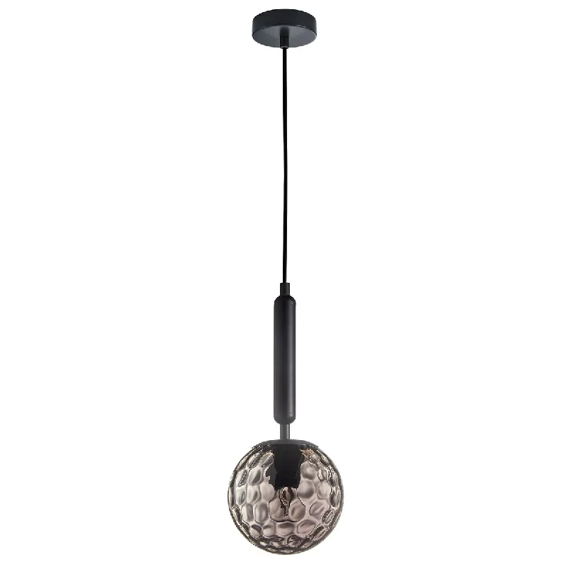 Glass Ceiling Lights with Frosted, Colored, or Etched GlassGlass Ceiling Lights with Frosted, Colored, or Etched GlassTrattino 1-Light Black and Smoke Spherical Dimple Glass Pendant Glass Ceiling Lights with Frosted, Colored, or Etched GlassGlass Ceiling Lights with Frosted, Colored, or Etched GlassTrattino 1-Light Black and Smoke Spherical Dimple Glass Pendant