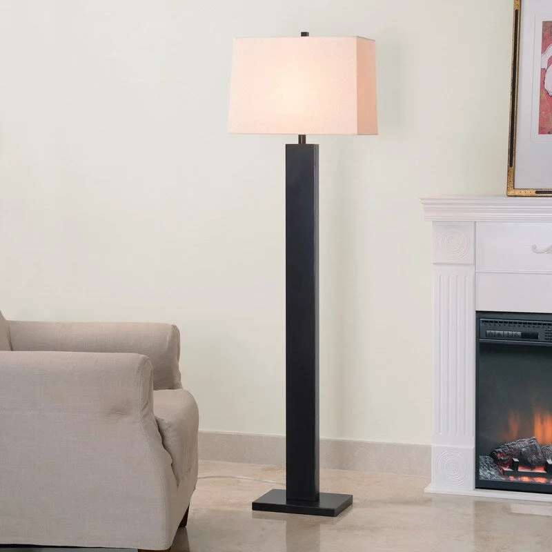Fabric Floor Lamp with a Linen Shade for a Relaxed AestheticFabric Floor Lamp with a Linen Shade for a Relaxed AestheticTraveler 3-Way Oil Rubbed Bronze Floor Lamp