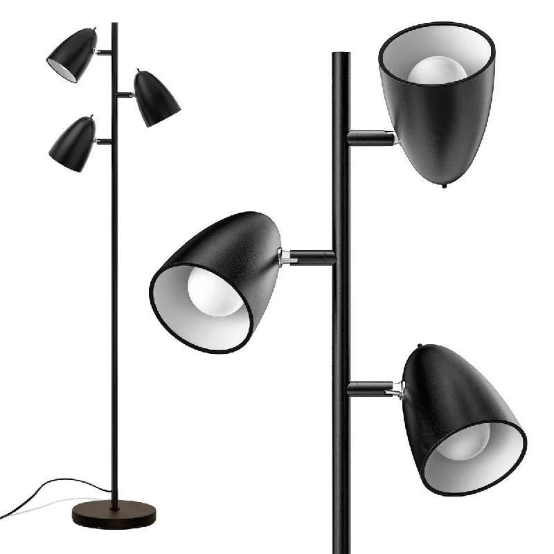Adjustable Height Floor Lamp for Versatile Lighting NeedsAdjustable Height Floor Lamp for Versatile Lighting NeedsTree Floor Lamp with 3 Adjustable Rotating Lights and Matching LED Bulbs, Standing Tall Pole Lamps - Black Adjustable Height Floor Lamp for Versatile Lighting NeedsAdjustable Height Floor Lamp for Versatile Lighting NeedsTree Floor Lamp with 3 Adjustable Rotating Lights and Matching LED Bulbs, Standing Tall Pole Lamps - Black
