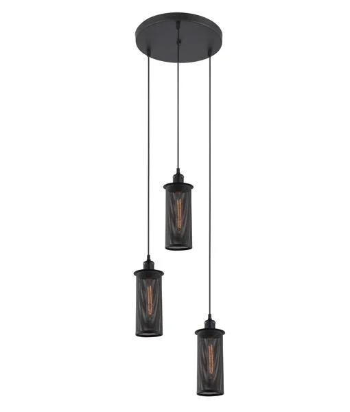 Bohemian Ceiling Lights with Beads, Tassels, and Colorful GlassBohemian Ceiling Lights with Beads, Tassels, and Colorful GlassVENETO Black Mesh Decorative 3 Light Pendant - VENETO1X3BK Bohemian Ceiling Lights with Beads, Tassels, and Colorful GlassBohemian Ceiling Lights with Beads, Tassels, and Colorful GlassVENETO Black Mesh Decorative 3 Light Pendant - VENETO1X3BK